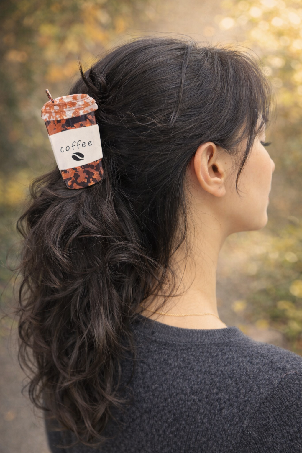 PINCE À CHEVEUX COFFEE