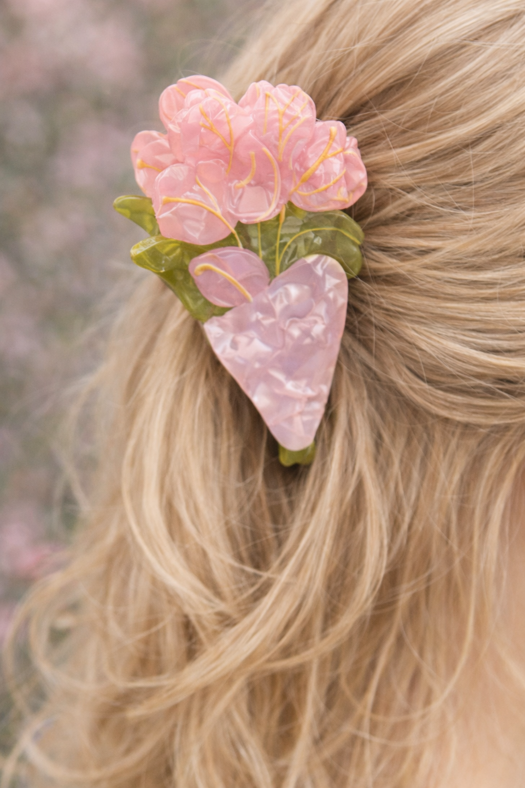 PINCE À CHEVEUX BOUQUET DE FLEUR