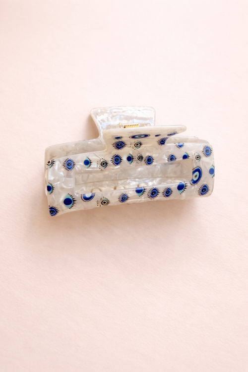 PINCE À CHEVEUX OEIL PORTE BONHEUR