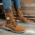 Bottes Hautes Gros Mollet, idéale hiver - Mysia Paris-women's boots-Marron-36-Mysia Paris