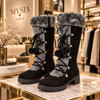 Bottes Hiver Noir Femme Fourré, Gros Mollets - Mysia Paris-women's boots-Mysia Paris-Mysia Paris