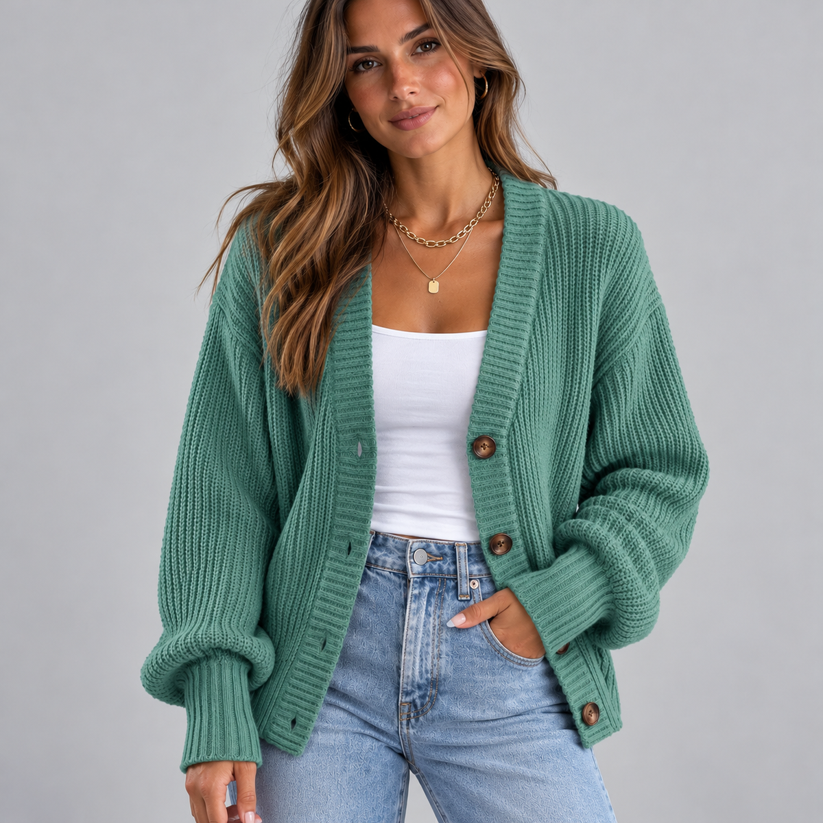 Cardigan En Maille Femme, Chaud Idéale Hiver - Mysia Paris-women's cardigan-XS-Mysia Paris