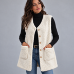 Cardigan Sans Manche Femme, Gilet Polaire - Mysia Paris-women's cardigan-S-Mysia Paris