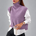 Gilet Sans Manche Femme Chaud idéale hiver - Mysia Paris-women's cardigan-Violet-S-Mysia Paris