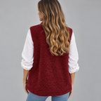 Gilet Sans Manche Femme, Polaire, idéale hiver - Mysia Paris-women's cardigan-Mysia Paris