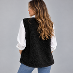 Gilet Sans Manche Femme, Polaire, idéale hiver - Mysia Paris-women's cardigan-Mysia Paris