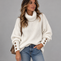 Pull Col Roulé Femme Oversize, idéale hiver - Mysia Paris-women's sweater-Mysia Paris