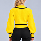 Pull En Laine Chaud Femme, Col Chic - Mysia Paris-women's sweater-Mysia Paris