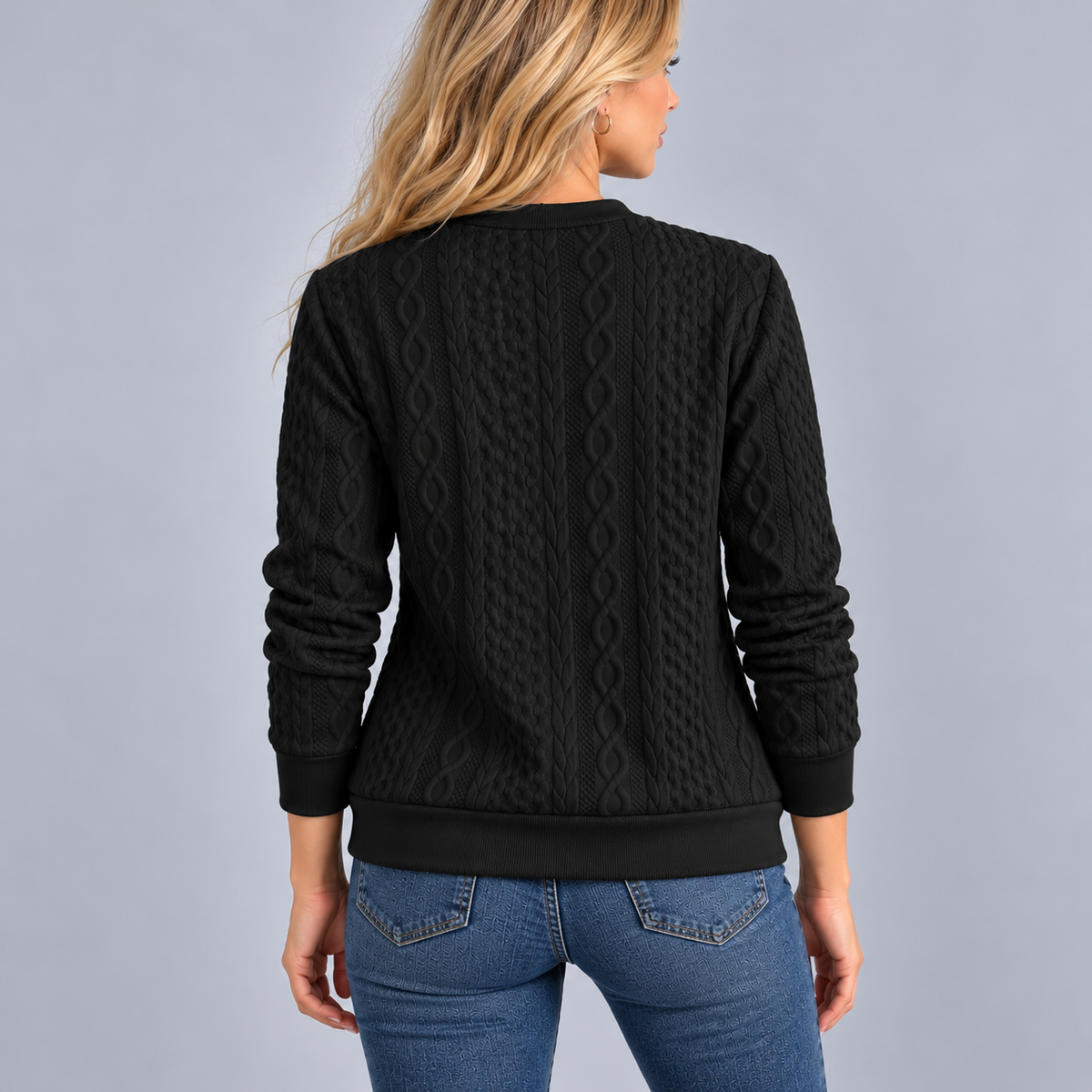 Pull En Laine Polaire Femme, Demi-Zip - Mysia Paris-women's sweater-Mysia Paris