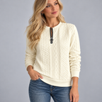 Pull En Laine Polaire Femme, Demi-Zip - Mysia Paris-women's sweater-Jaune-XS-Mysia Paris