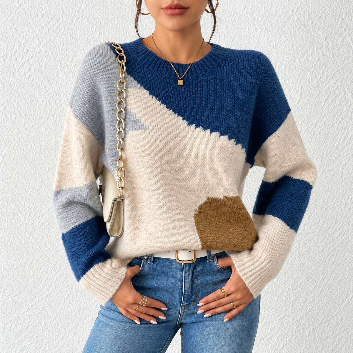 Pull Femme Chic Originale En Laine - Mysia Paris-women's sweater-S-Mysia Paris