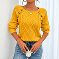 Pull en Laine Femme Col V - Mysia Paris-women's sweater-Jaune-S-Mysia Paris