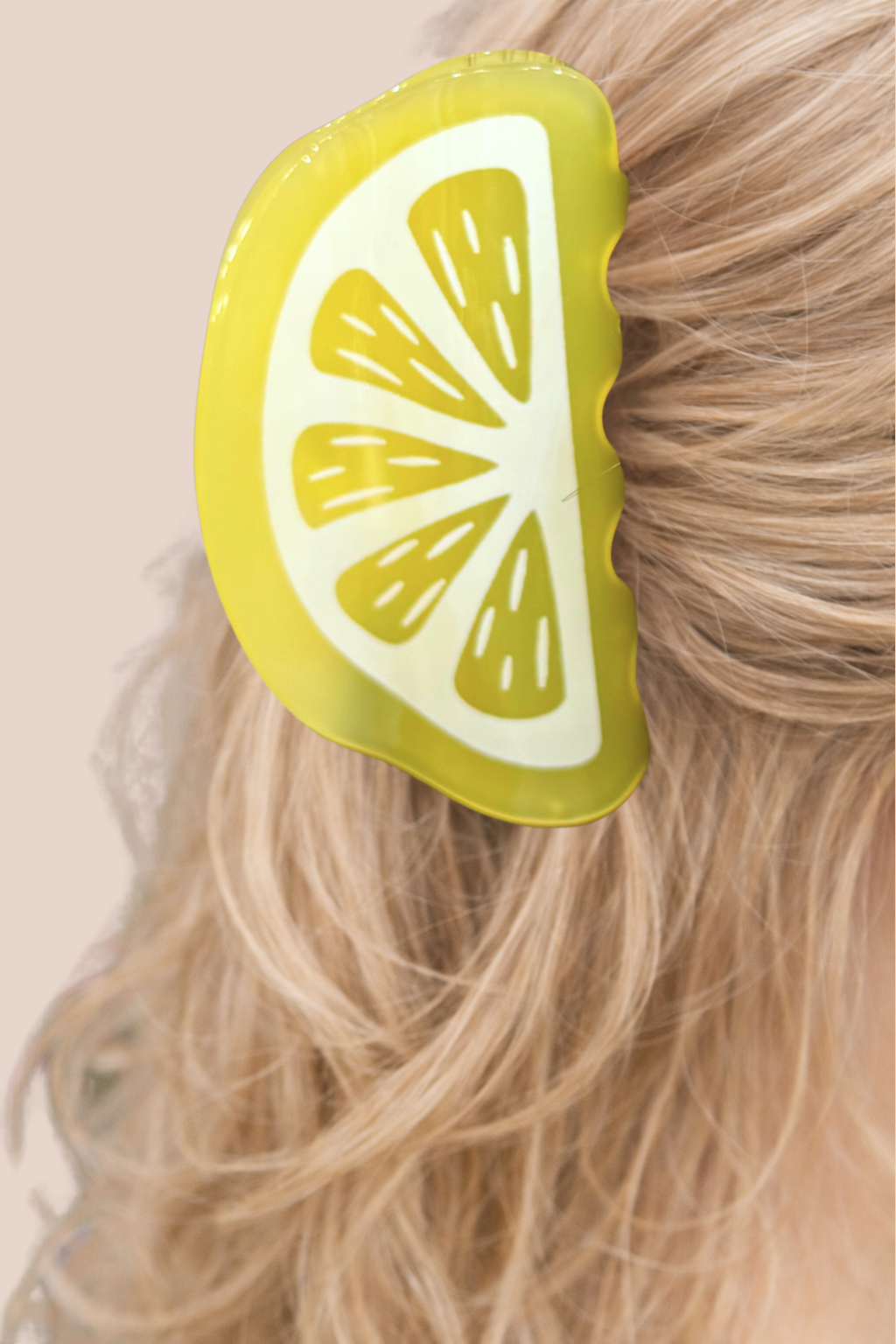 PINCE À CHEVEUX CITRON
