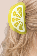 PINCE À CHEVEUX CITRON