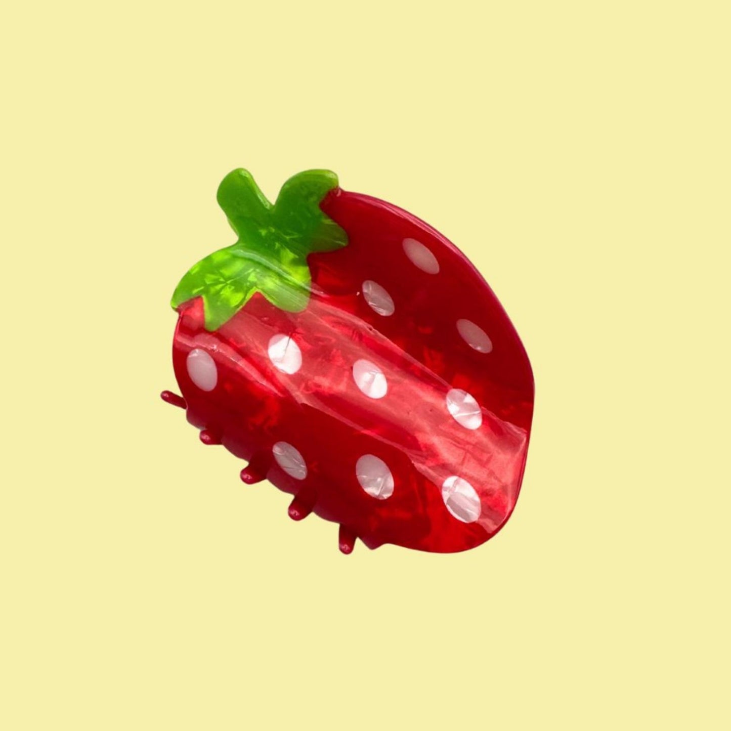 PINCE À CHEVEUX FRAISE